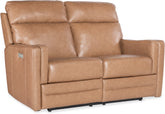 Hooker Furniture Living Room Twain Zero Gravity Power Loveseat with Power Headrest and Lumbar